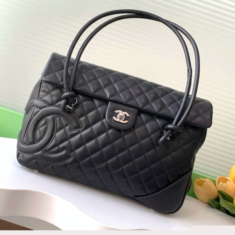 Ch*el top handle bags